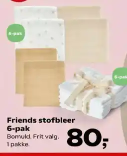 Kvickly Friends stofbleer 6-pak tilbud