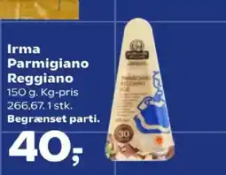 Kvickly Irma Parmigiano Reggiano tilbud