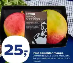 Kvickly Irma spiseklar mango tilbud