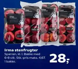 Kvickly Irma stenfrugter tilbud