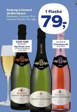 Kvickly Dulong Crémant de Bordeaux tilbud