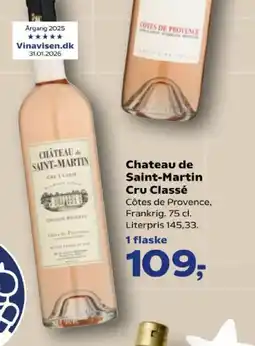 Kvickly Chateau de Saint-Martin Cru Classé tilbud