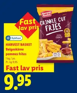Lidl HARVEST BASKET Bølgeskårne pommes frites tilbud