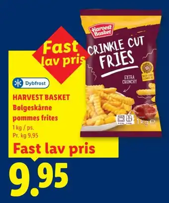 Lidl HARVEST BASKET Bølgeskårne pommes frites tilbud