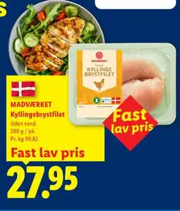 Lidl MADVÆRKET Kyllingebrystfilet tilbud