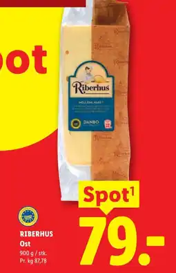 Lidl RIBERHUS Ost tilbud