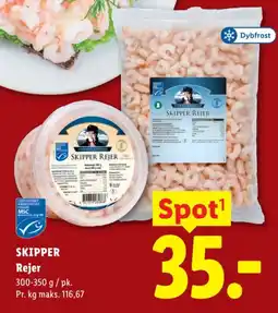 Lidl SKIPPER Rejer tilbud