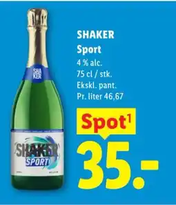 Lidl SHAKER Sport tilbud