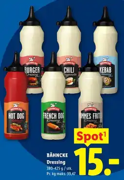 Lidl BÄHNCKE Dressing tilbud