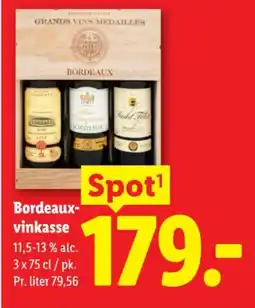 Lidl Bordeaux- vinkasse tilbud