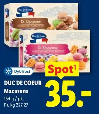 Lidl DUC DE COEUR Macarons tilbud