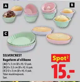 Lidl SILVERCREST Bageform af silikone tilbud