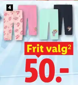 Lidl LUPILU Korte leggings tilbud