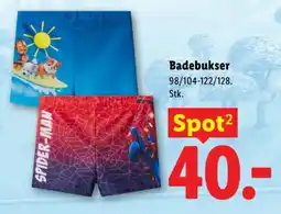 Lidl Badebukser tilbud