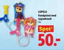 Lidl LUPILU Vandpistol med rygsæktank tilbud