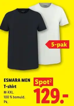 Lidl ESMARA MEN T-shirt tilbud