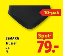 Lidl ESMARA Trusser tilbud