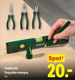 Lidl PARKSIDE Tang eller vaterpas tilbud
