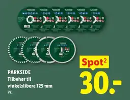 Lidl PARKSIDE Tilbehør til vinkelslibere 125 mm tilbud
