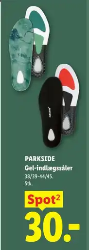 Lidl PARKSIDE Gel-indlægssåler tilbud