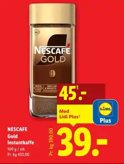 Lidl NESCAFE Gold instantkaffe tilbud
