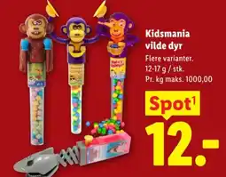Lidl Kidsmania vilde dyr tilbud