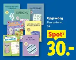 Lidl Opgavebog tilbud