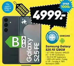 Bilka Samsung Galaxy S25 FE 128GB tilbud