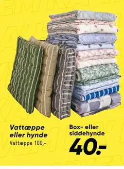 Bilka Vattæppe eller hynde tilbud