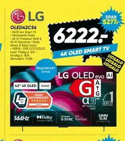 Bilka LG OLED42C54 tilbud