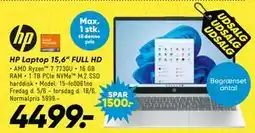 Bilka HP Laptop 15,6” FULL HD tilbud
