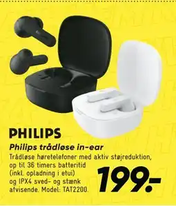 Bilka Philips trådløse in-ear tilbud