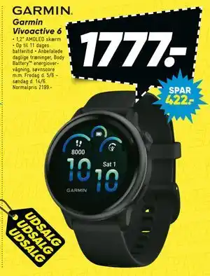Bilka Garmin Vivoactive 6 tilbud