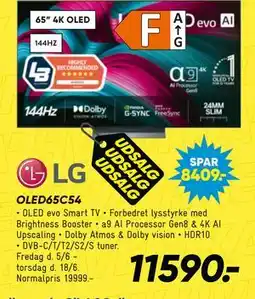 Bilka LG OLED65C54 tilbud