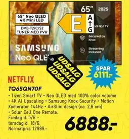 Bilka SAMSUNG TQ65QN70F tilbud