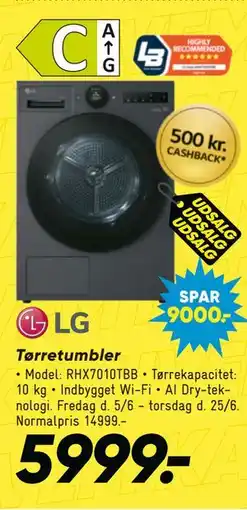 Bilka LG Tørretumbler tilbud