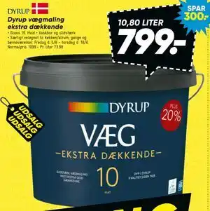 Dyrup vægmaling ekstra dækkende