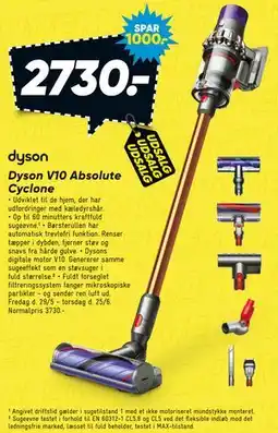 Bilka Dyson V10 Absolute Cyclone tilbud