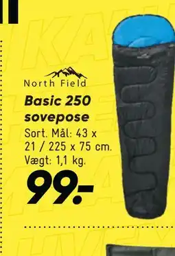 Bilka Basic 250 sovepose tilbud