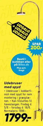 Bilka Udebruser med spyd tilbud