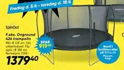 Bilka Onground 426 trampolin tilbud