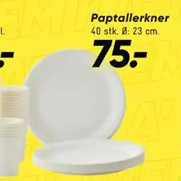 Bilka Paptallerkner tilbud