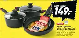 Bilka Pyrex Optima gryde/pandeserie tilbud
