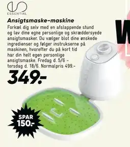 Bilka Ansigtsmaske-maskine tilbud