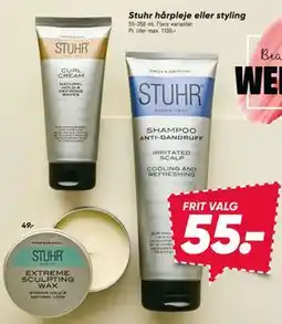 Bilka Stuhr hårpleje eller styling tilbud