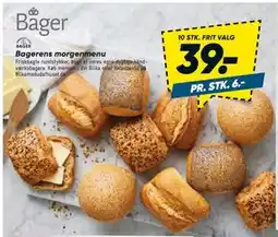 Bilka Bagerens morgenmenu tilbud