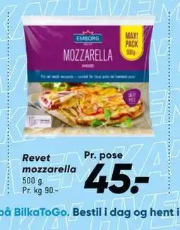 Bilka Revet mozzarella tilbud