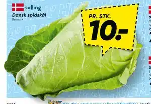 Bilka Dansk spidskål tilbud