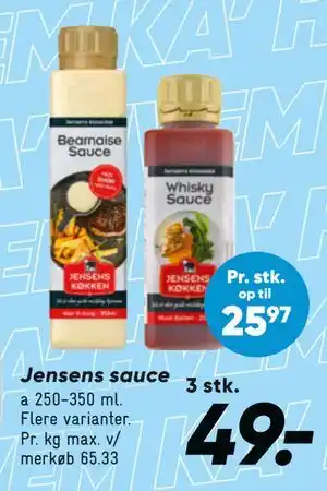 Bilka Jensens sauce tilbud