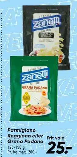 Bilka Parmigiano Reggiono eller Grana Padano tilbud